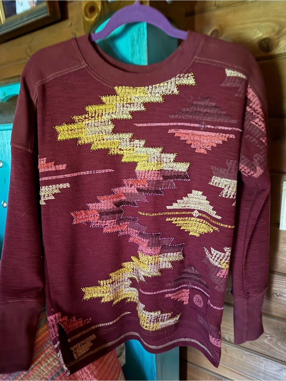 DOUBLE D RANCH THUNDERHEAD THREADS TOP, size XS